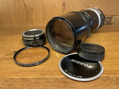 *Near Mint ++* Nikon Nikkor H Auto 300mm F/4.5 Non Ai Lens w/ Komura Telemore 95 - Image 1 of 4
