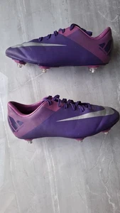 Nike Mercurial Vapor XI Kinder SG Fußballschuhe Lila Blau UK 5,5 Stollen - Bild 1 von 9