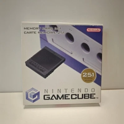 MEMORY CARD 251 BLOCCHI NINTENDO GAMECUBE PAL EUR COMPLETO CIB - Image 1 of 4