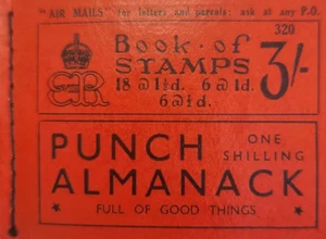 BC3 3/- 1936 Booklet Edition 320 - With Green Fords Blotting paper - Full Perfs - Picture 1 of 2