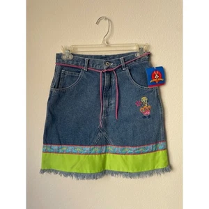 Vintage NWT 1990s Looney Toons Tweety Bird skirt youth size 10/12 L - deadstock! - Picture 1 of 9