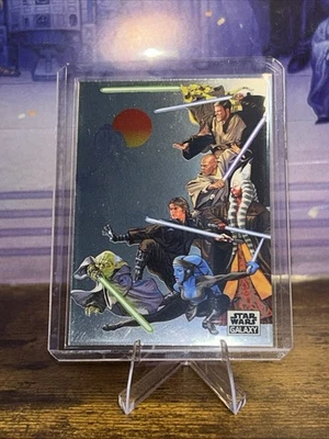 2021 Topps Star Wars Galaxy Chrome Jedi a la Kurosawa #88 - Image 1 of 3