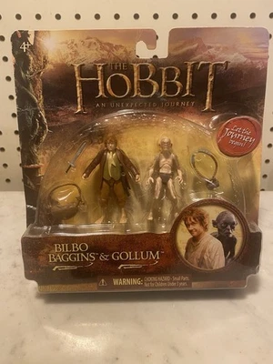 Figura de acción El Hobbit Un viaje inesperado Bilbo Baggins & Gollum 2012 nueva Foto 1 de 4