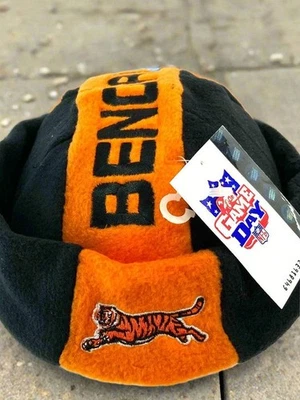 Cincinnati Bengals Vintage NFL Finales de los 90 Vellón Estilo "Jughead" Gorro Nuevo de Lote Antiguo Foto 1 de 4