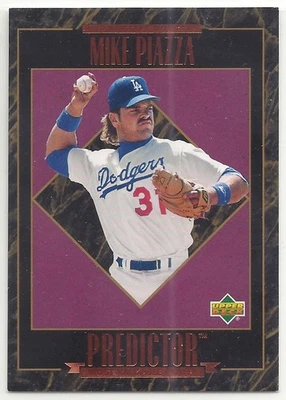 1995 Upper Deck Predictors Award Winners  Mike Piazza H8 - Image 1 of 2