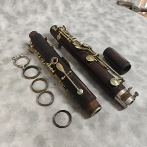 Clarinetto Vintage G. Leblanc Paris Symphonie Bb Legno Ricambi/Riparazione Custodia Originale - Foto 1 di 13