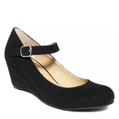 American Rag Meesha Mary Jane Wedges Women’s Size 9.5 Black - Image 1 of 4