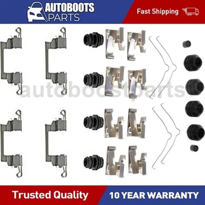 Front Rear Disc Brake Hardware Kit for 2003-2004 Ford F-250 Super Duty - Image 1 of 4