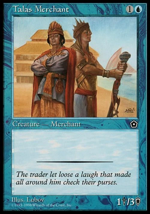 Talas Merchant - Medium Play MTG Portal Second Age - Image 1 of 1