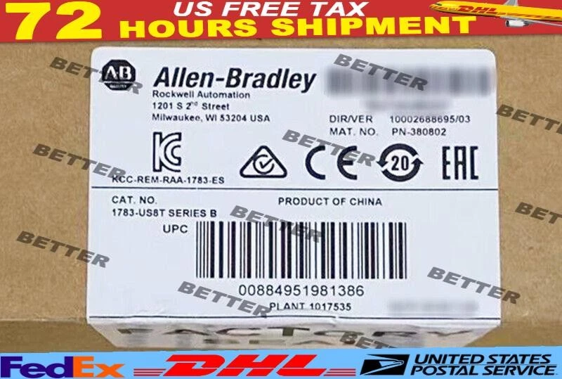 1 PCS New 1783-US8T Allen Bradley Stratix2000 Ethernet Switch Free Shipping - Image 1 of 1