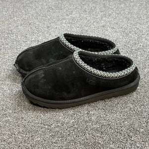 UGG Tasman Damengröße 6 schwarz Wildleder Lammfell Lammfell Clog Hausschuhe - Bild 1 von 9