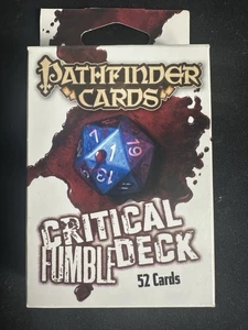 Paizo Pathfinder Critical Fumble Deck (Edición 2012) Nuevo de Lote Antiguo - Imagen 1 de 2