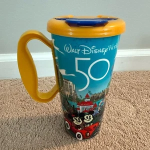 Walt Disney World | Yellow, Red, Blue Collectible Mug Vintage WDW - Picture 1 of 9