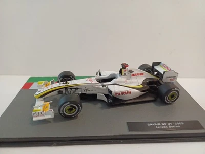 150 1/43 F1 Brawn GP 01 2009 Jason Button Centauria Altaya Salvat Panini Rba Ixo - Immagine 1 di 4