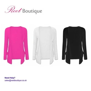 Girls Boyfriends Cardigans Kid Plain Colour Tops 2-13 Years - Picture 1 of 3