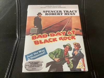 BAD DAY AT BLACK ROCK (1955) PREMIUM COLLECTION (BLU RAY + DVD) NEW SEALED - Image 1 of 2