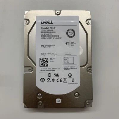 NEW Dell R749K 450GB 15K 3.5 6G SAS HDD Hard Drive 0R749K ST3450857SS - Image 1 of 4