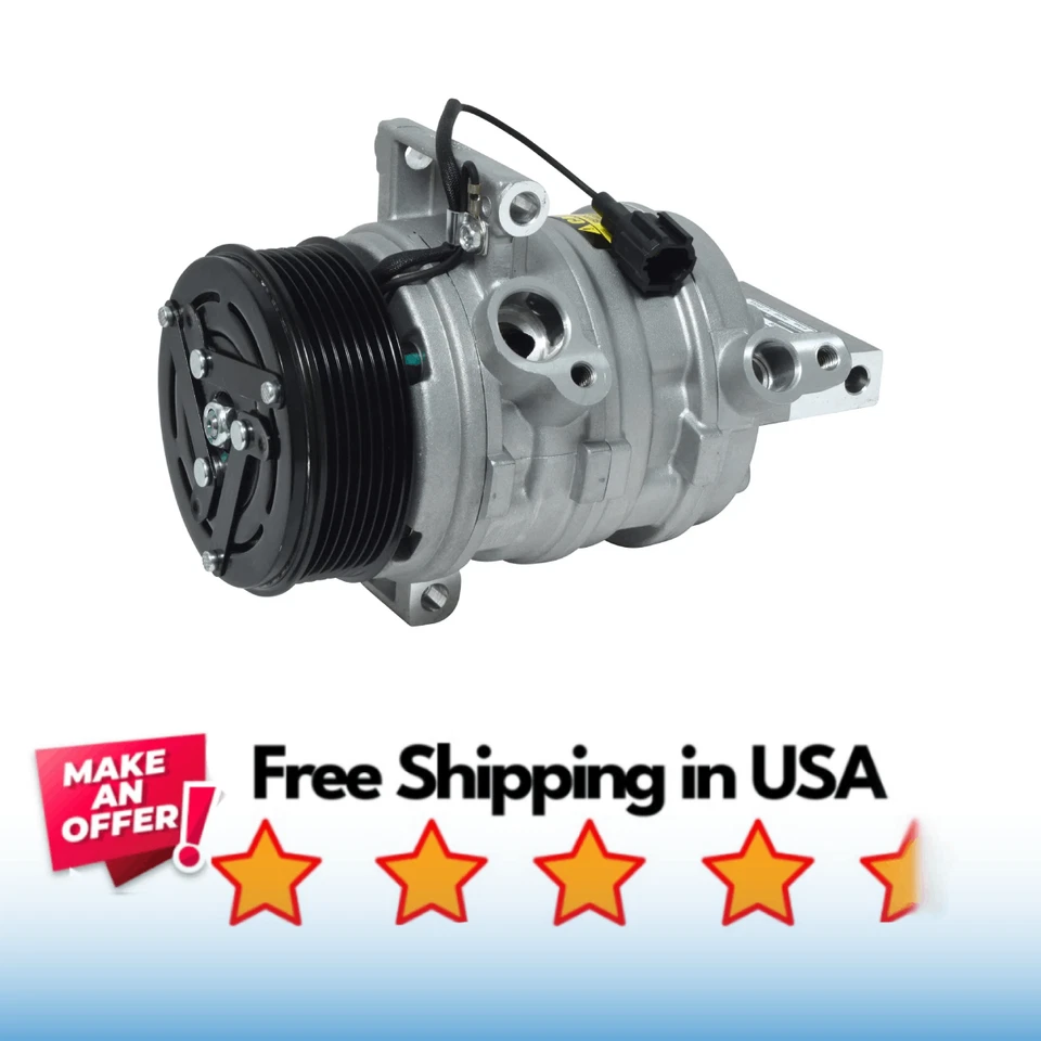 Compresor aire acondicionado apto para Nissan Versa 12-19, Nissan Versa Note 14-19, RENAULT 2019 Foto 1 de 1