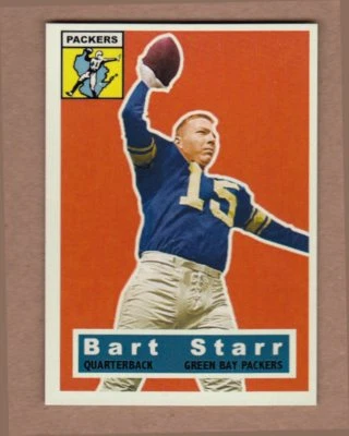 BART STARR GREEN BAY PACKERS CUSTOM CARD ROOKIE SEASON / NM+ Near Mint - Image 1 of 2
