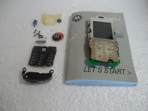 Motorola C261 Reparatur Ersatzteil Set plus Bedienungsanleitung und Hauptplatine - Zdjęcie 1 z 10