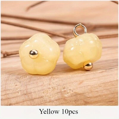 10 X Imitation Jade Pumpkin Bead Shirt Button Buckle for Hanfu Sewing Qipao DIY - Image 1 of 4