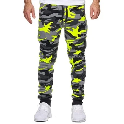 Men's Cargo Combat Army Camouflage Sport Pants Joggers Sweatpants Trousers Sport - Image 1 of 4