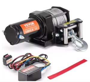 Waterproof ATV UTV Winch with Steel Cable - Picture 1 of 6