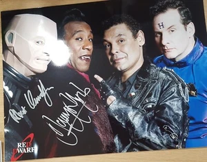 Robert Llewellyn & Danny John-Jules "Red Dwarf" SIZE A3 signed 37699 COA - Picture 1 of 1