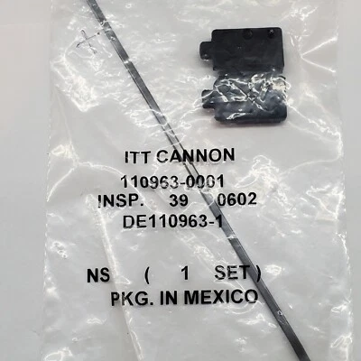 110963-0001 Hood- d-sub connector - Image 1 of 2