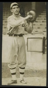 1910 IRA THOMAS Famous Philadelphia Athletics Catcher Vintage Baseball Photo - Picture 1 of 2