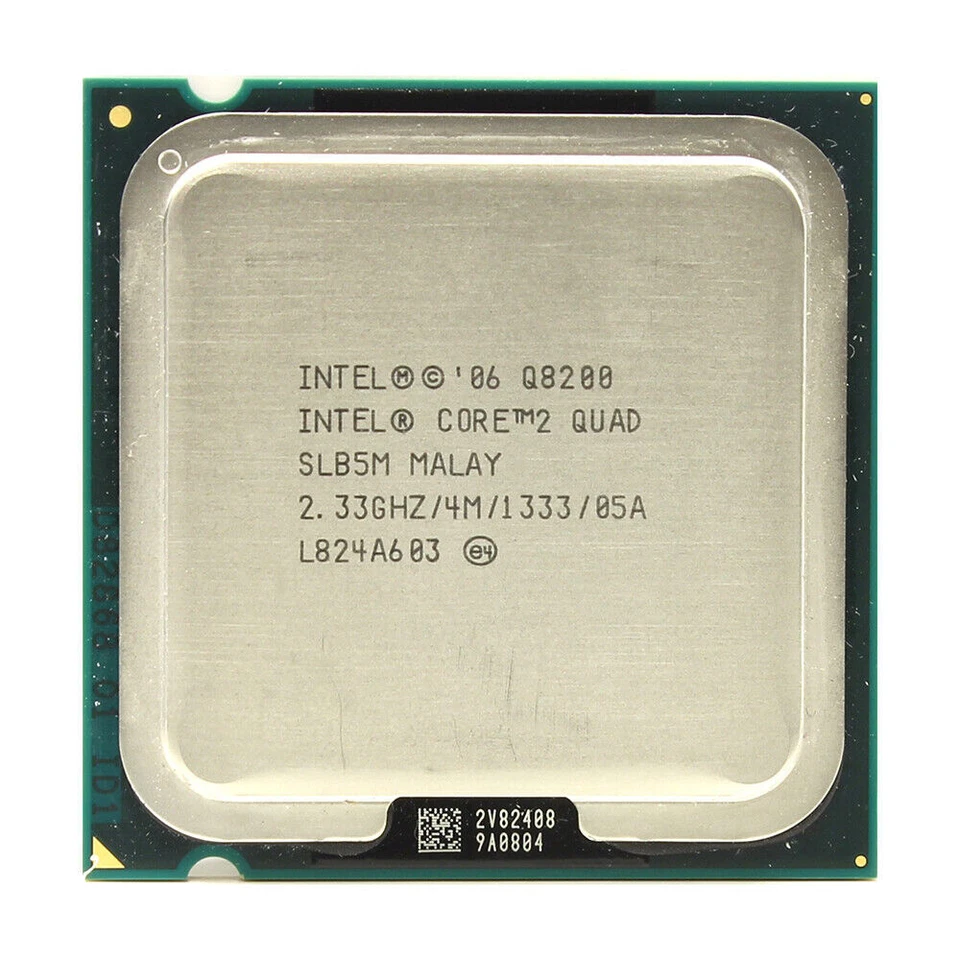 Intel CPU CORE 2 QUAD Q8200 Processor 2.33GHz/4M/1333MHz SLG9T - Image 1 of 1