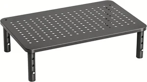 Monitor Stand, Monitor Stand Riser 3 Height Adjustable, Monitor Riser with Airfl - Picture 1 of 8