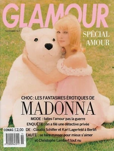 MADONNA - GLAMOUR Mag (France) Nov 1992 - BRAND NEW - SCHIFFER - MOSS - Picture 1 of 1