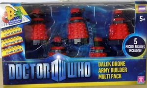 DOCTOR WHO - DALEK DRONE Constructor del Ejército Multi Pack 5 Figuras Construcción de Personajes - Imagen 1 de 3