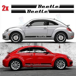 2 Side Stripes Beetle New Beetle Stickers HERBIE T03 - Picture 1 of 4