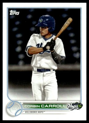 2022 Topps Pro Debut Corbin Carroll Hillsboro Hops #PD-73 R76 - Image 1 of 2