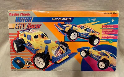 Vintage Radio Shack Motor City Racer RC Radio Controlled Car Buggy W/Box, Great - Image 1 of 4