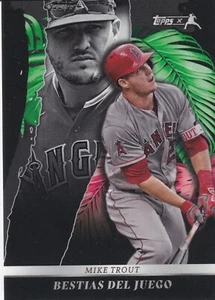 Mike Trout - Bestias del Juego - 2022 Topps X Juan Soto Curated Set - Picture 1 of 2