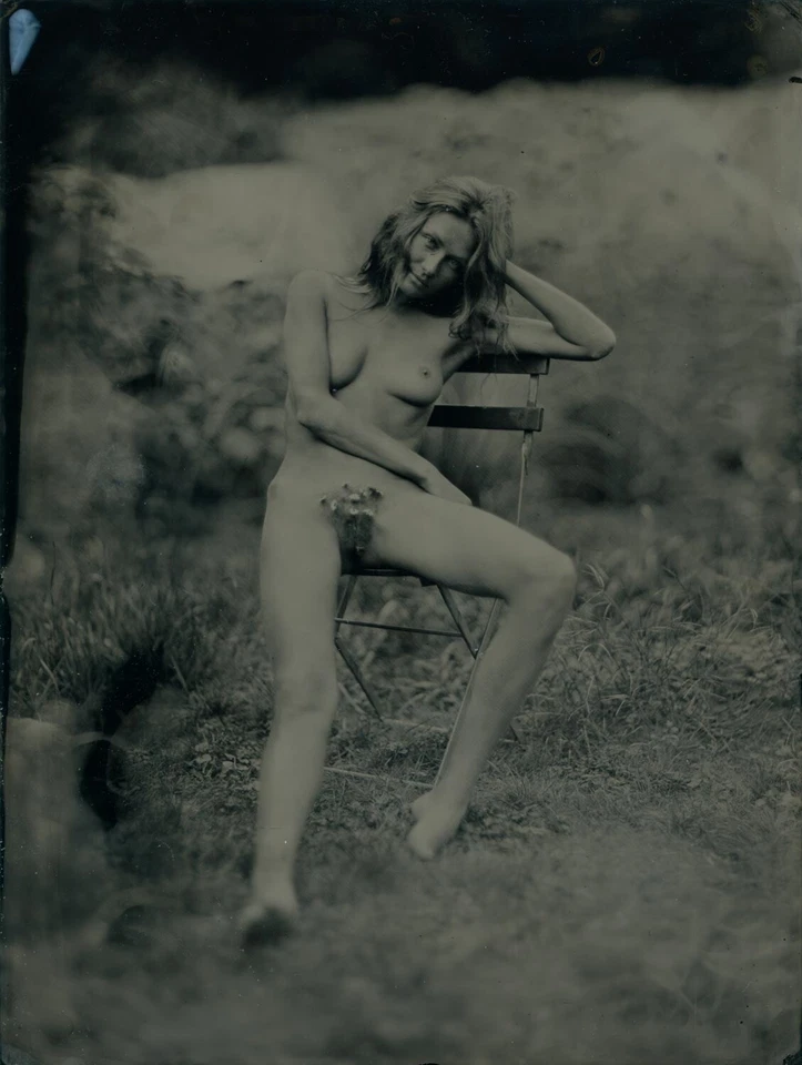 Original ART Nude COLLODION WETPLATE 18x24cm (8x10“) 010 - Bild 1 von 1