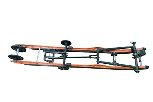 17 POLARIS RMK PRO AXYS 800 REAR SKID 155 SLIDE RAILS ARMS SUSPENSION OEM SB85 - Picture 1 of 8
