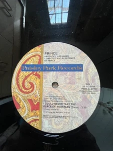 RARE PRINCE PROMO 12" I COULD NEVER TAKE 1987 FADE & LP VERSION OOP PAISLEY PARK - Picture 1 of 4