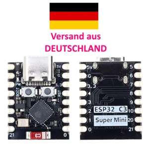 ESP32-C3 Super Mini Development Board Wifi Bluetooth USB-C Arduino IoT SmartHome - Bild 1 von 5