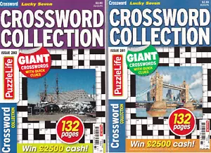 2 x Lucky Seven Crossword Collection Puzzle Book Magazines issues 280 & 281 NEW - Picture 1 of 5