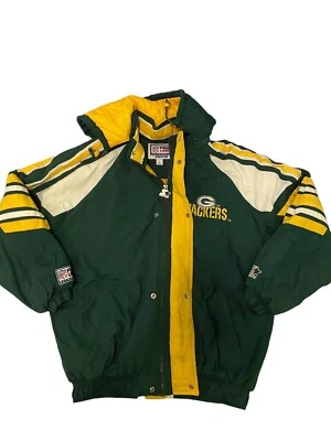 VTG Green Bay Packers Starter  PRO LINE Jacket Mens L NFL Puffer Coat - Image 1 of 4