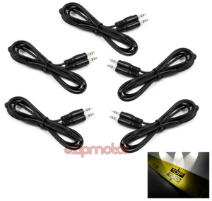 5 10FT 3.5MM MALE JACK AUX STEREO CABLE CORD IPAD IPHONE IPOD TOUCH MP3 CD BLACK - Picture 1 of 1