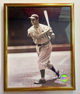 Famosa imagen enmarcada de Jimmy Fox 8x10 mate. Béisbol arte rupestre HOF Man - Imagen 1 de 2