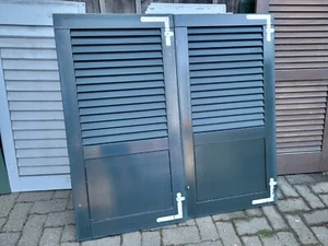 1 Paar Fensterladen - Holz - gebraucht - Höhe 138 cm - Breite 71,5 cm - Bild 1 von 20