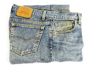 Vintage 90’s Levi’s 550 Medium Wash Blue Denim Jeans 36 x 36 Made in USA - Picture 1 of 5