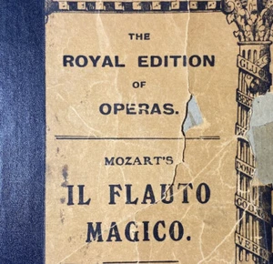 Ill Flauto Magico Mozart Opera In Two Acts ExLib Acceptable - Picture 1 of 4
