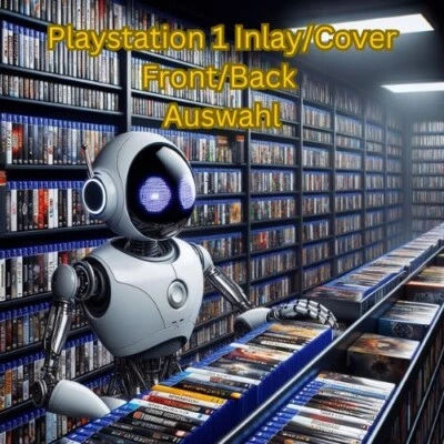 PS1 Inlay Front Back Cover zur Auswahl Fifa NBA NHL  Formel 1 Box Champions PSX - Bild 1 von 2